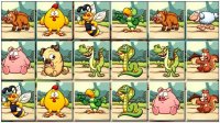 Animals Memo Match Memory Puzzle Game - Memory Game