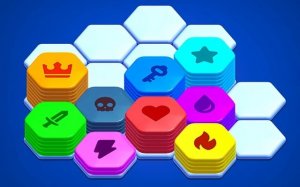 Color Tile Stacking Puzzle